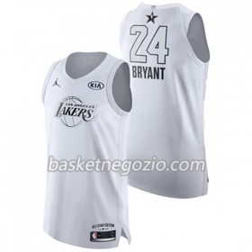 Canotte Uomo Los Angeles Lakers Kobe Bryant 24 2018 All Star Jordan Brand Bianco Swingman